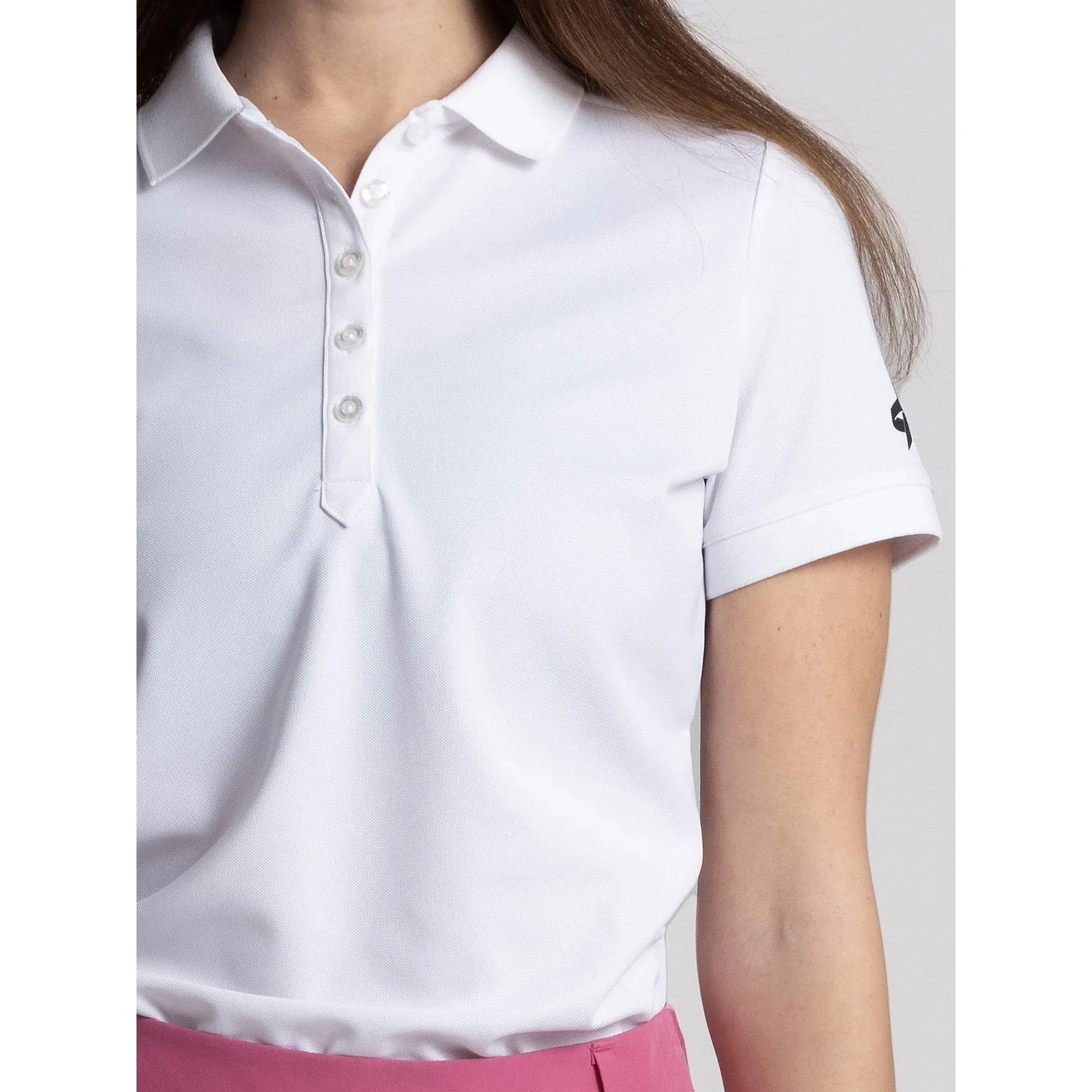 Cross Women's Amy Polo Golf Shirt - White QuickRelease Closures Comfortable Shoes