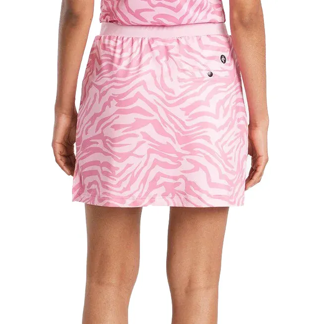 Cross Women's Stella Golf Skort - Pink Zebra Light Moodboard Fashion Forward