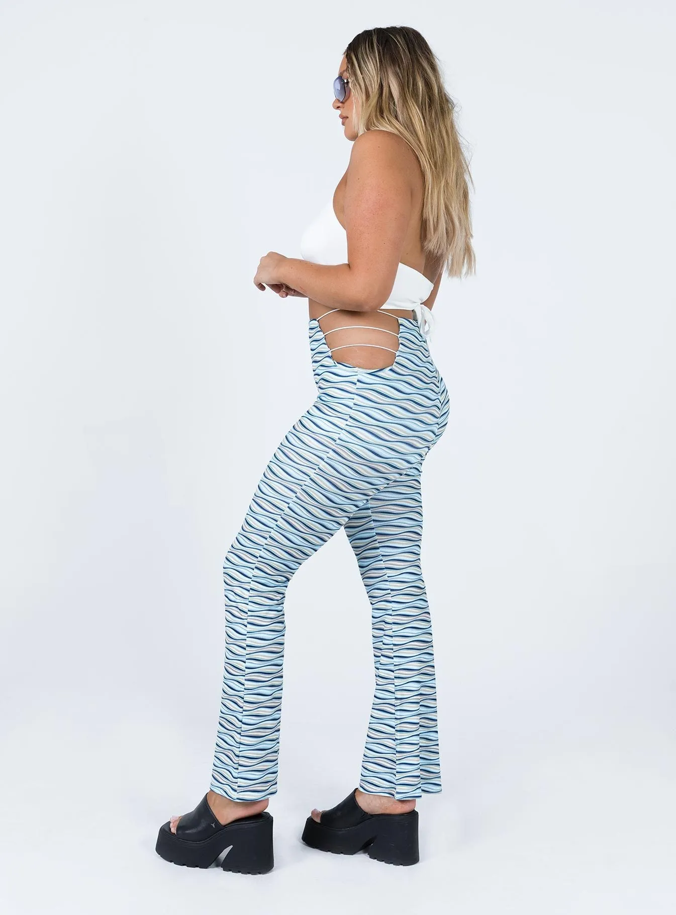 Venus Flare Pants Green Adventure Ready Performance Wear
