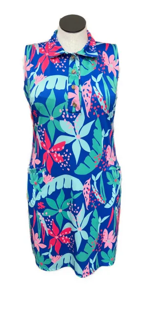New Katherine Way San Juan Golf Dress - Paradise Found MSP$185 Music-Concert Gender Free