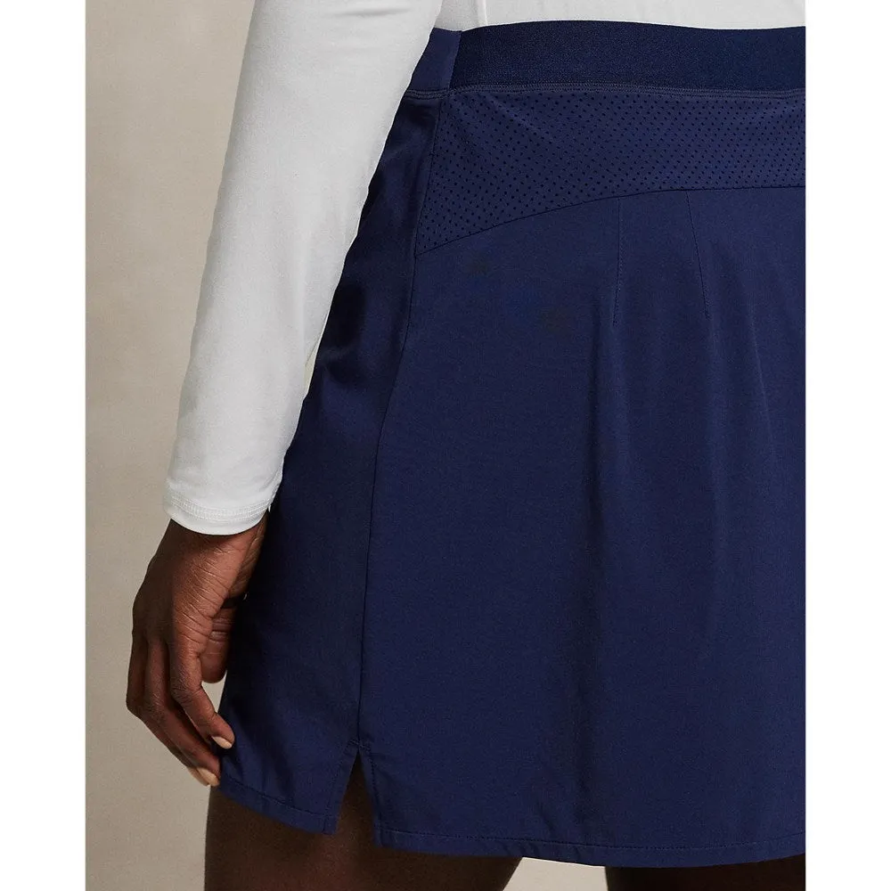 Crisp Edge Cozy Vibes RLX Ralph Lauren Women's 17" Performance Aim Golf Skort - Refined Navy