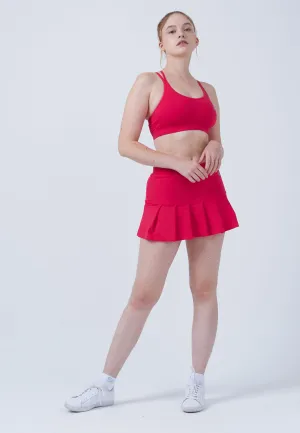 Pleated Tennis Skort, pink Polished Fit Teen Fashion