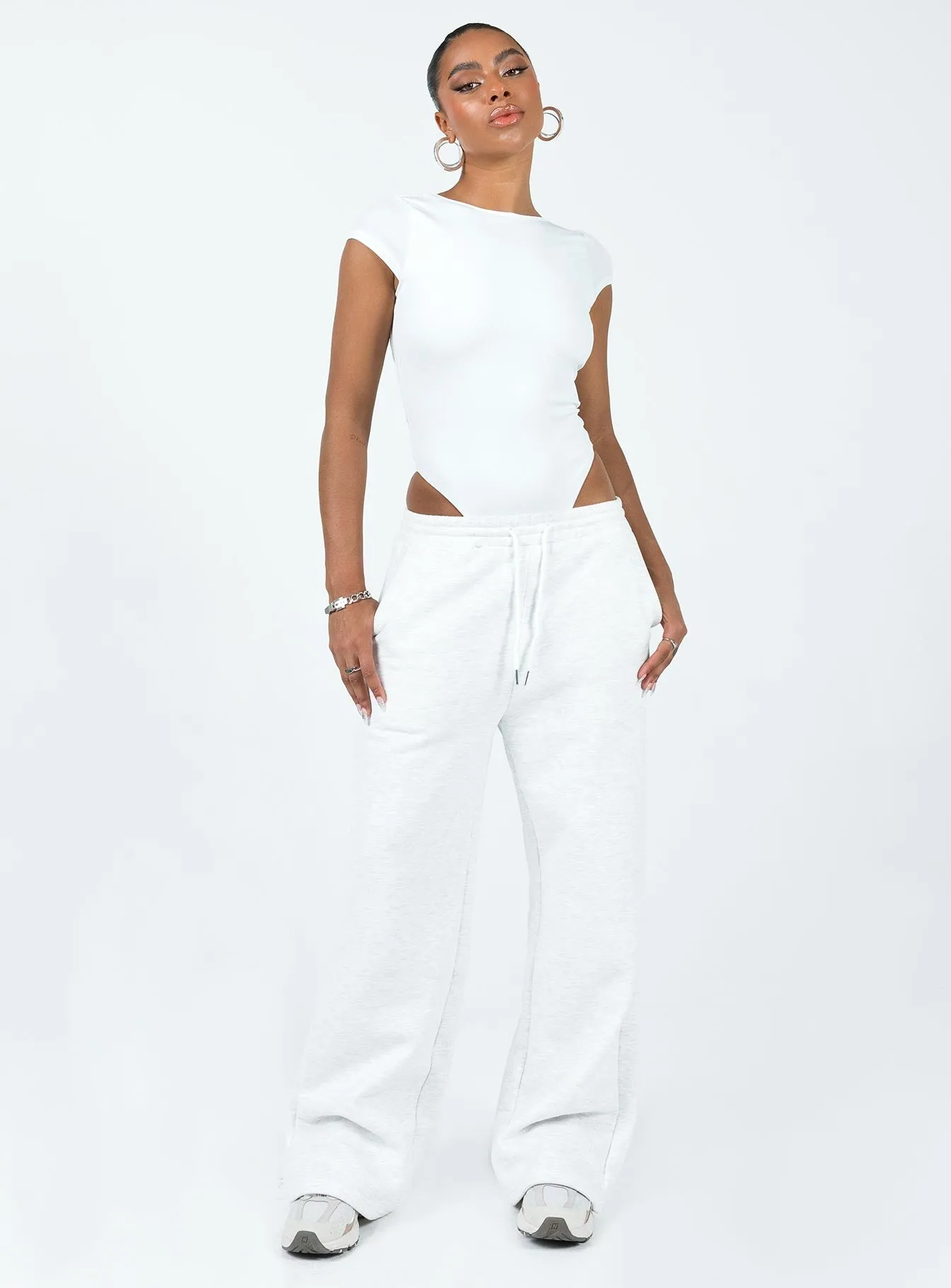 halter bodysuit versatile bodysuit Solita Bodysuit White