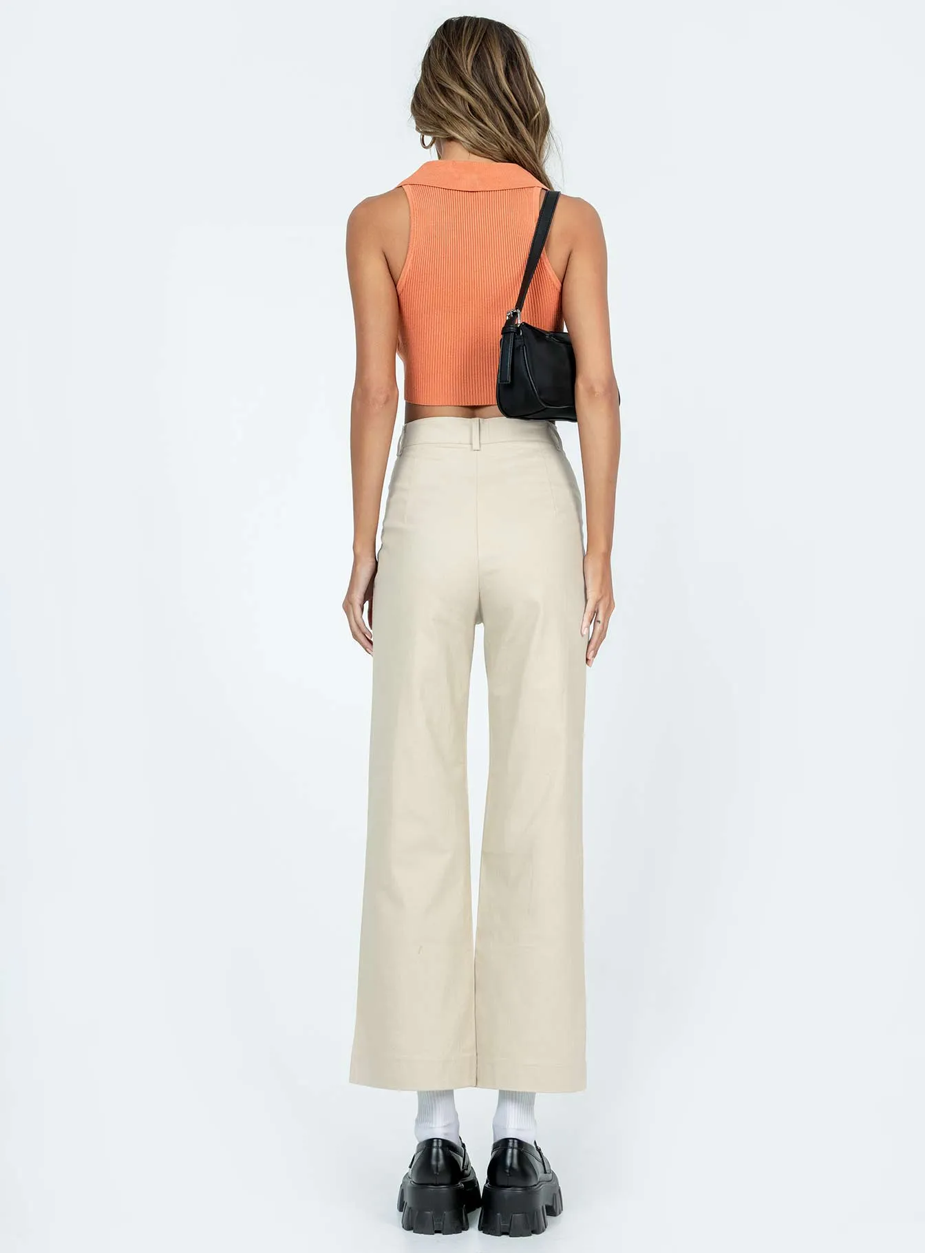 Carter Pants Beige Stretch Layer Fit