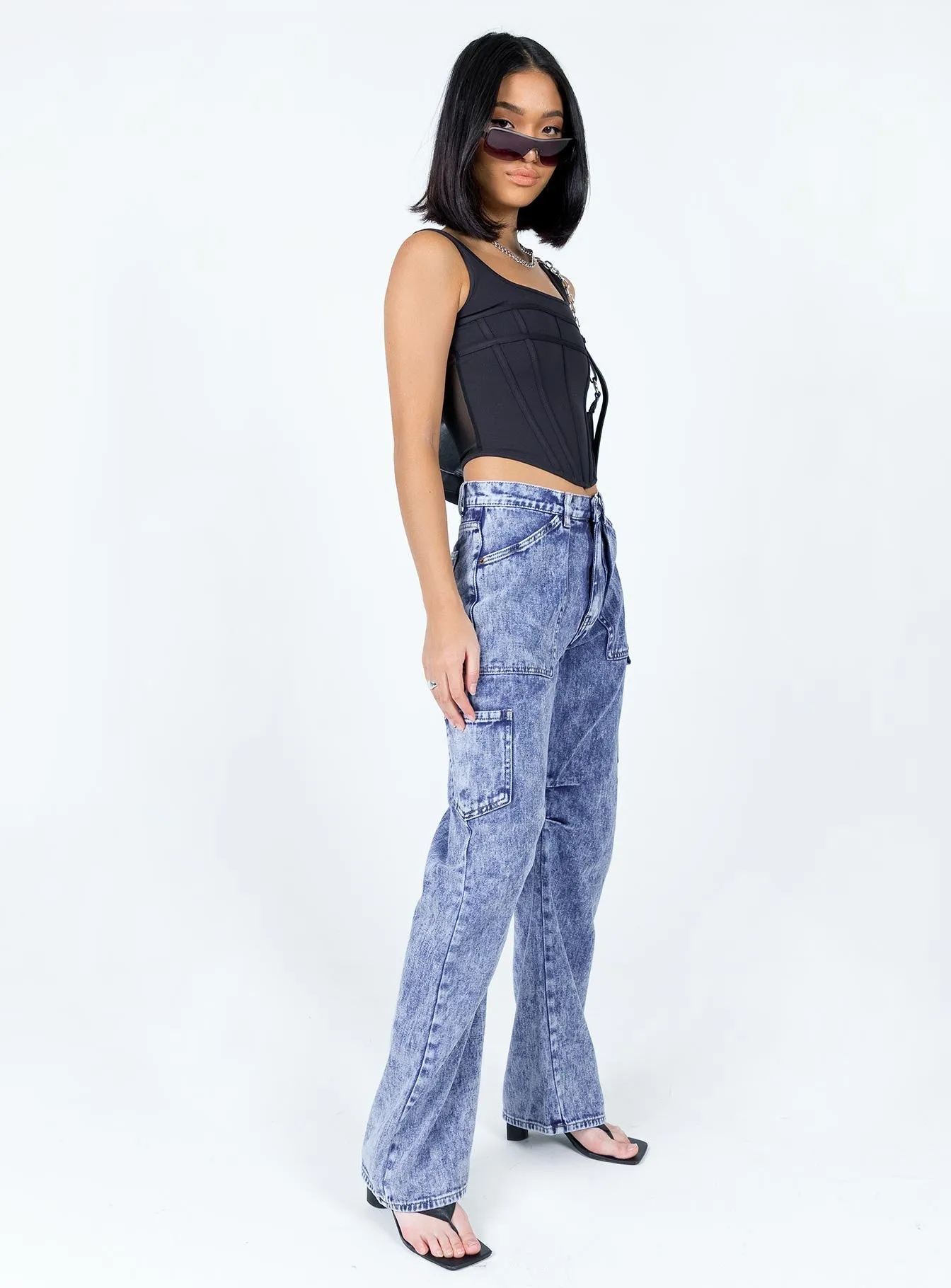 Miami Vice Pant Dark Wash Denim Seasonal Wear