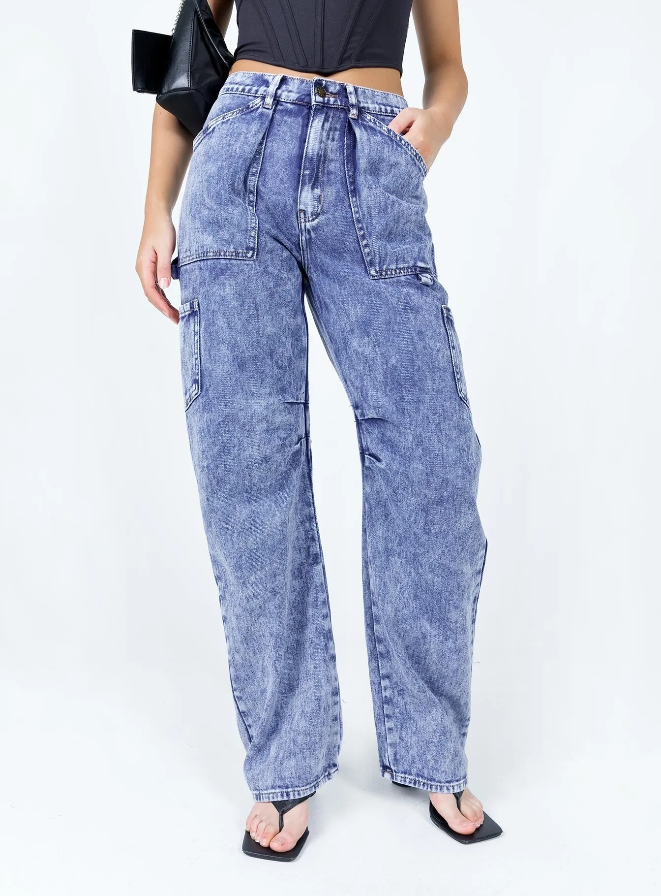 Miami Vice Pant Dark Wash Denim SmoothZipClosure Move Comfort
