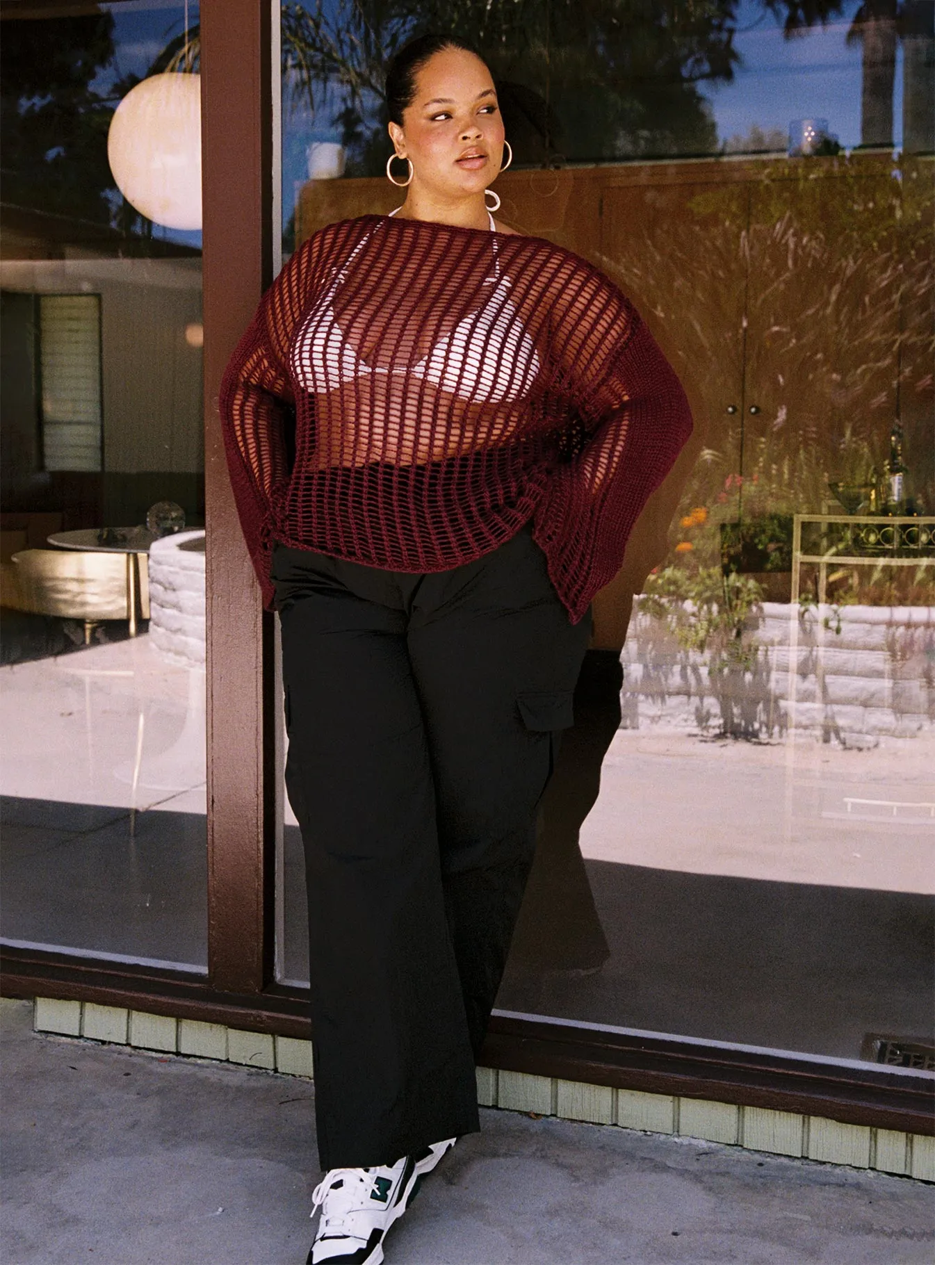 Flossie Parachute Pants Black Curve RecyclablePackaging BreathableMeshLining