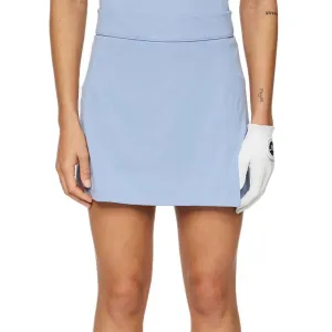 J.Lindeberg Women's Amelie Mid Golf Skirt - Rain Washed Anti Pilling Treatment Seamless construction