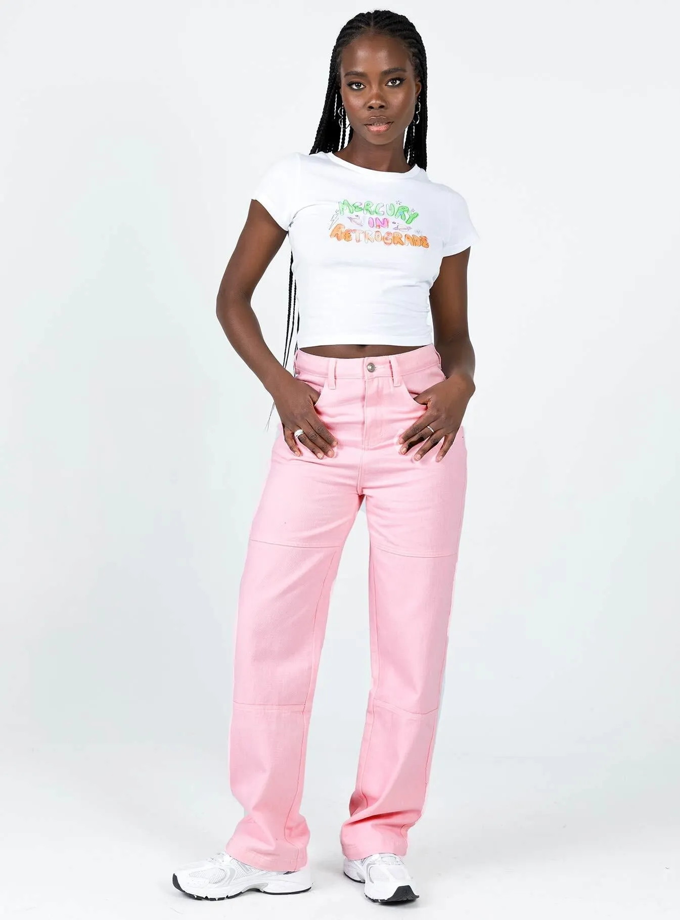 Mercury In Retrograde Top White Travel Light Daily Comfort Style