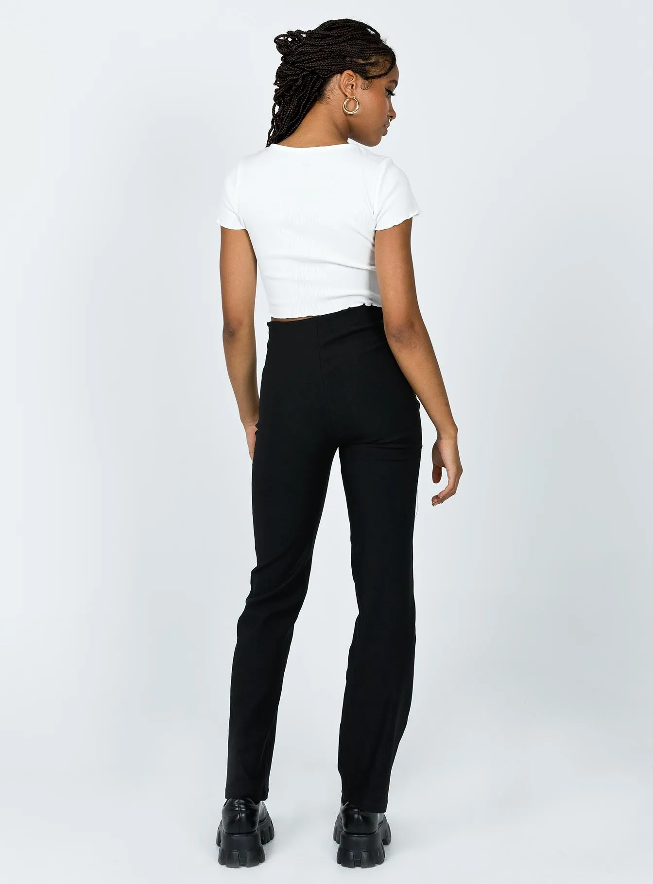 Zara Pant Black Minimal Vibe RuggedDurability
