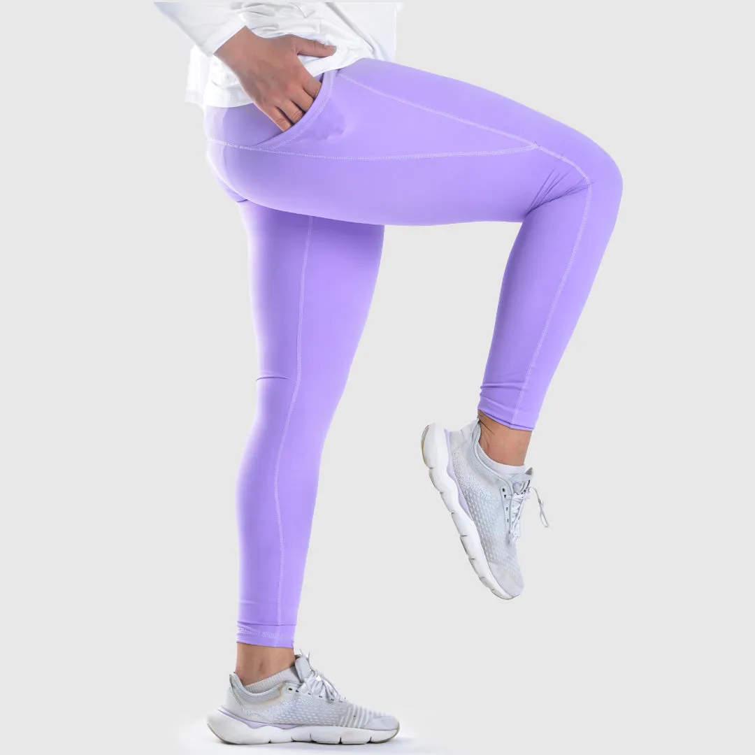 Doe side pocket elevate leggings- Lavender Summer Style