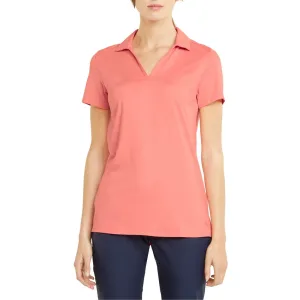 WaterRepellent Coating Smart Design Puma Women's CLOUDSPUN Coast Golf Polo - Carnation Pink Heather