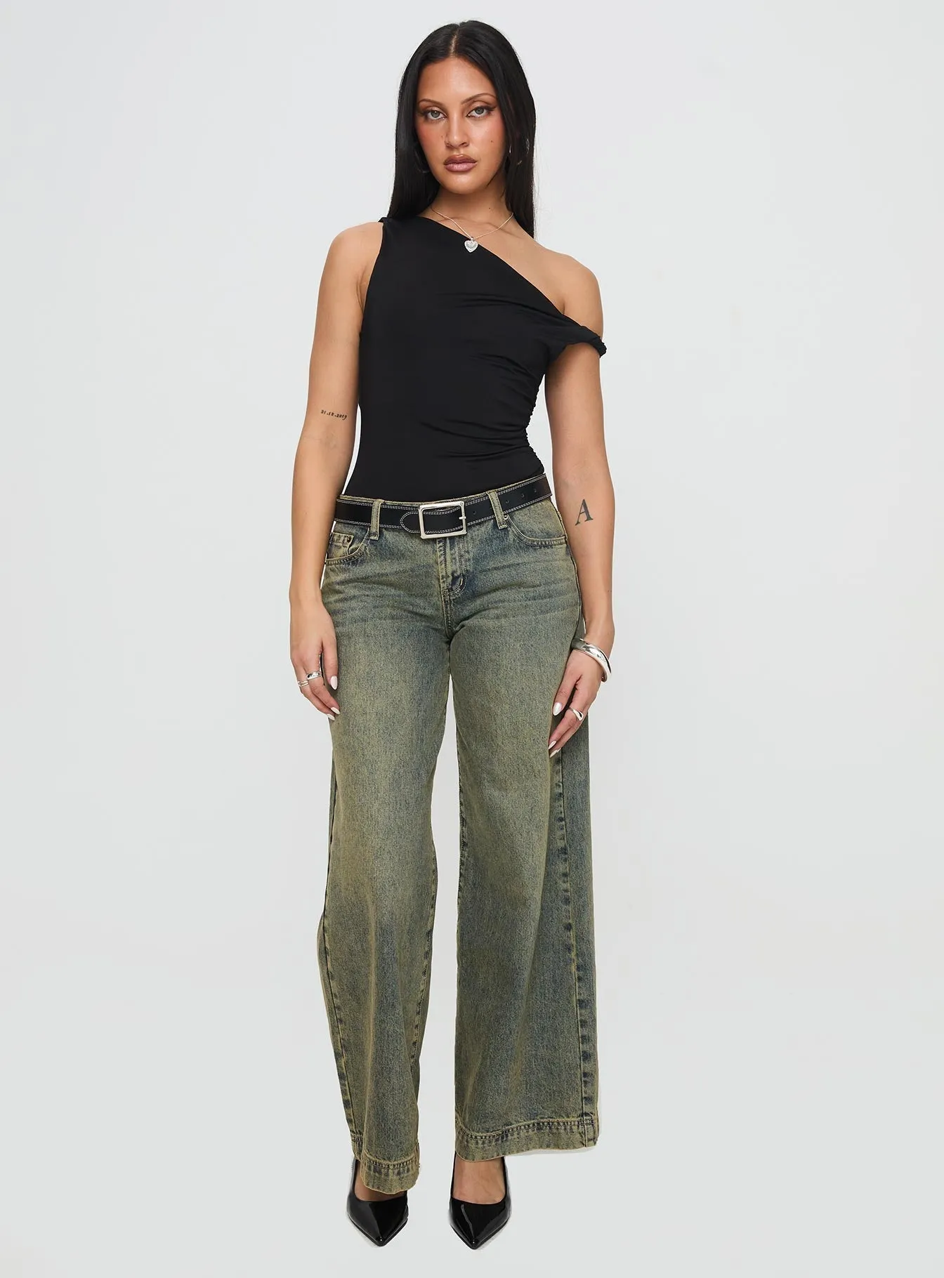 romantic bodysuit affordable bodysuit Leclerc Bodysuit Black