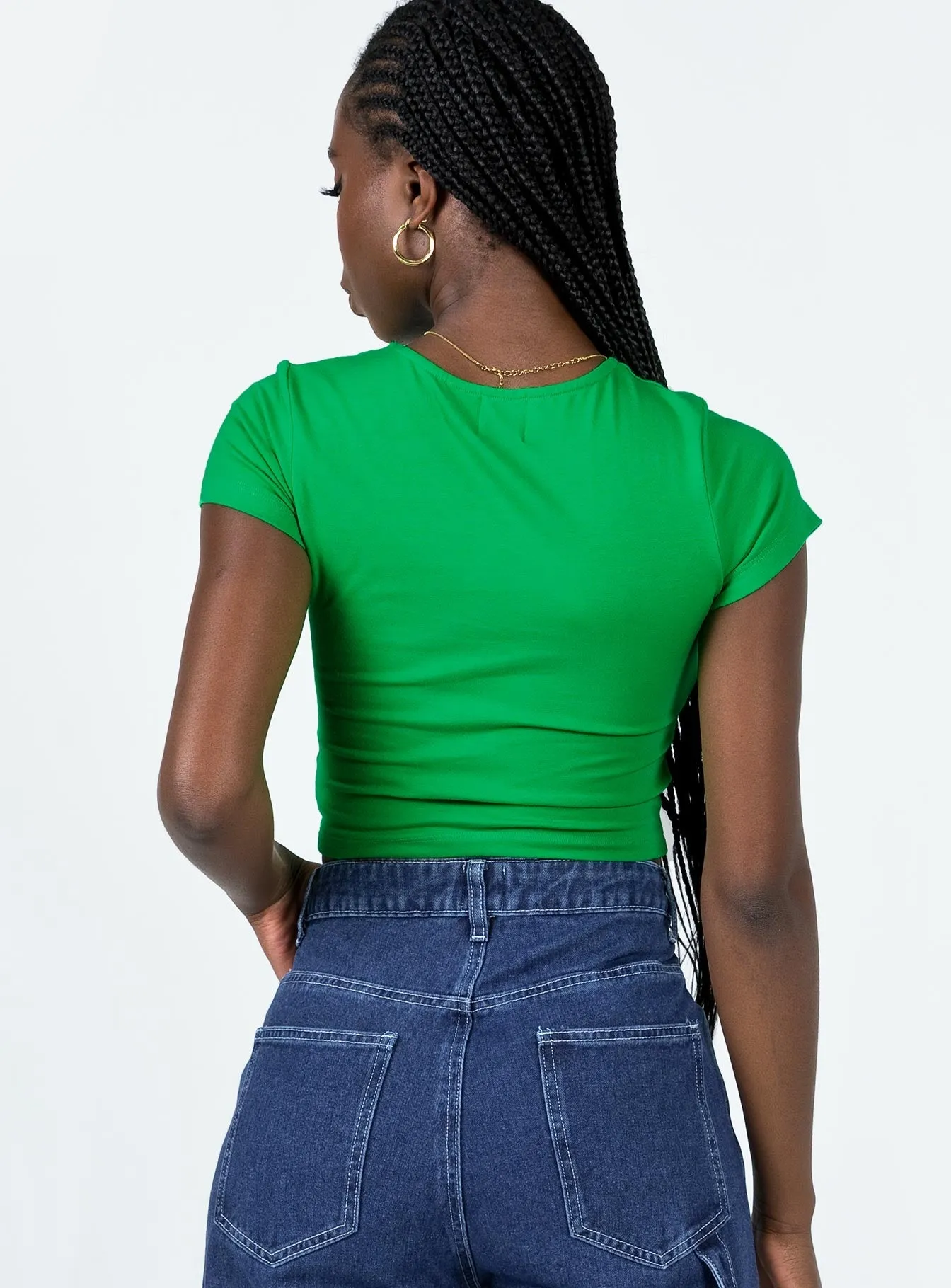 Smooth Look Fun and Playful College Dropout Tee Green
