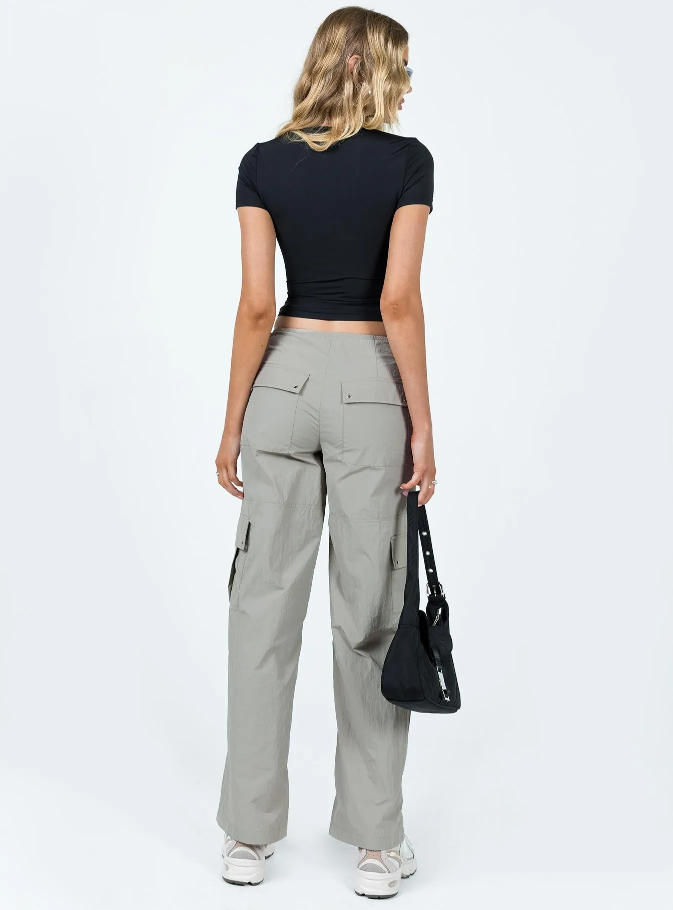 Versatile Fashion Roy Parachute Pants Grey