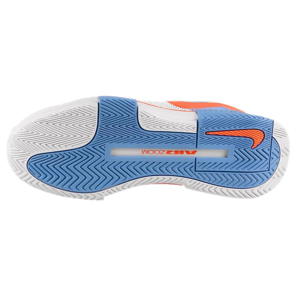 Impact Control Slip Resistant Traction Nike Women's Air Zoom GP Challenge 1 - White/Royal Pulse