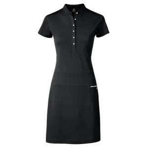 New Daily Sports Selena Cap Sleeve Golf Dress - Black Size XS MSP$119 Soft cotton blend dress Influencer-Approved