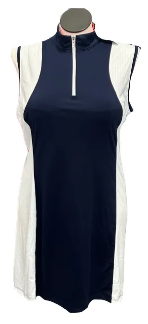 New Callaway Navy & White Women's Golf Dress Size XL Printed-Lining