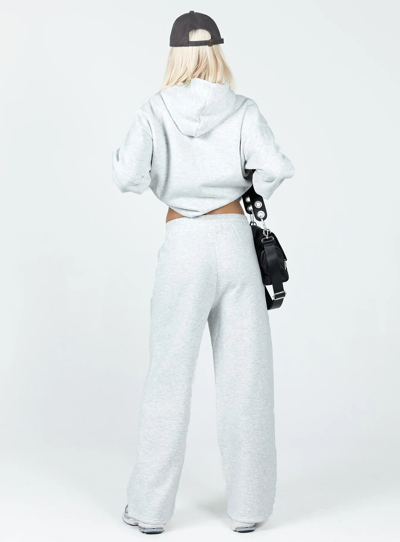 Comfy Essentials Wear Multi Pocket System Kaiden Straight Leg Track Pant Grey