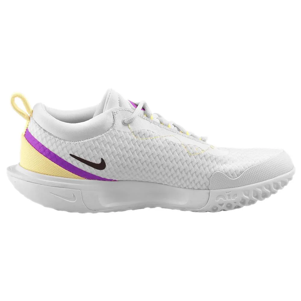 Nike Women's Court Zoom Pro - White/Fuchsia Dream Impact Resistance Smooth Motion