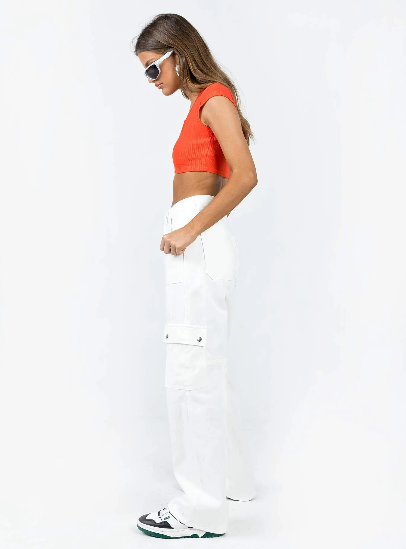 Vincent Cargo Jean White No Chafe