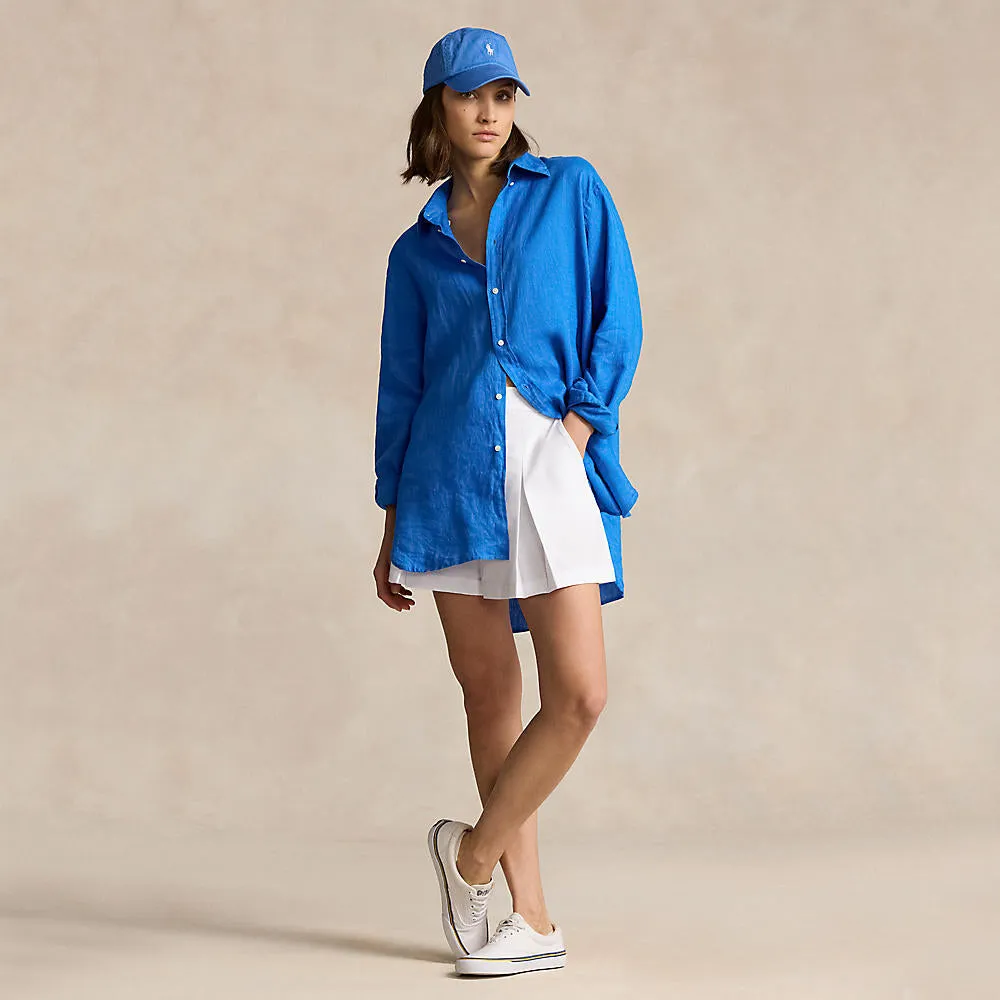 AntiPilling Fabric Versatile Dress RLX Ralph Lauren Women's Performance Pleated Golf Shorts - Pure White