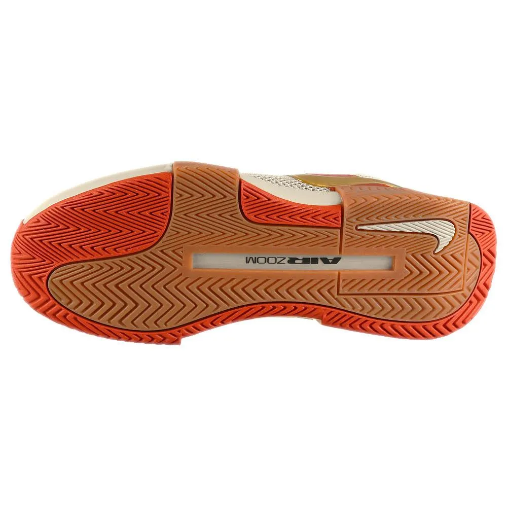 Microfiber Structural Layer Strong Stitching Nike Women's Air Zoom GP Challenge 1 - Premium - Sand Drift/Metallic Gold