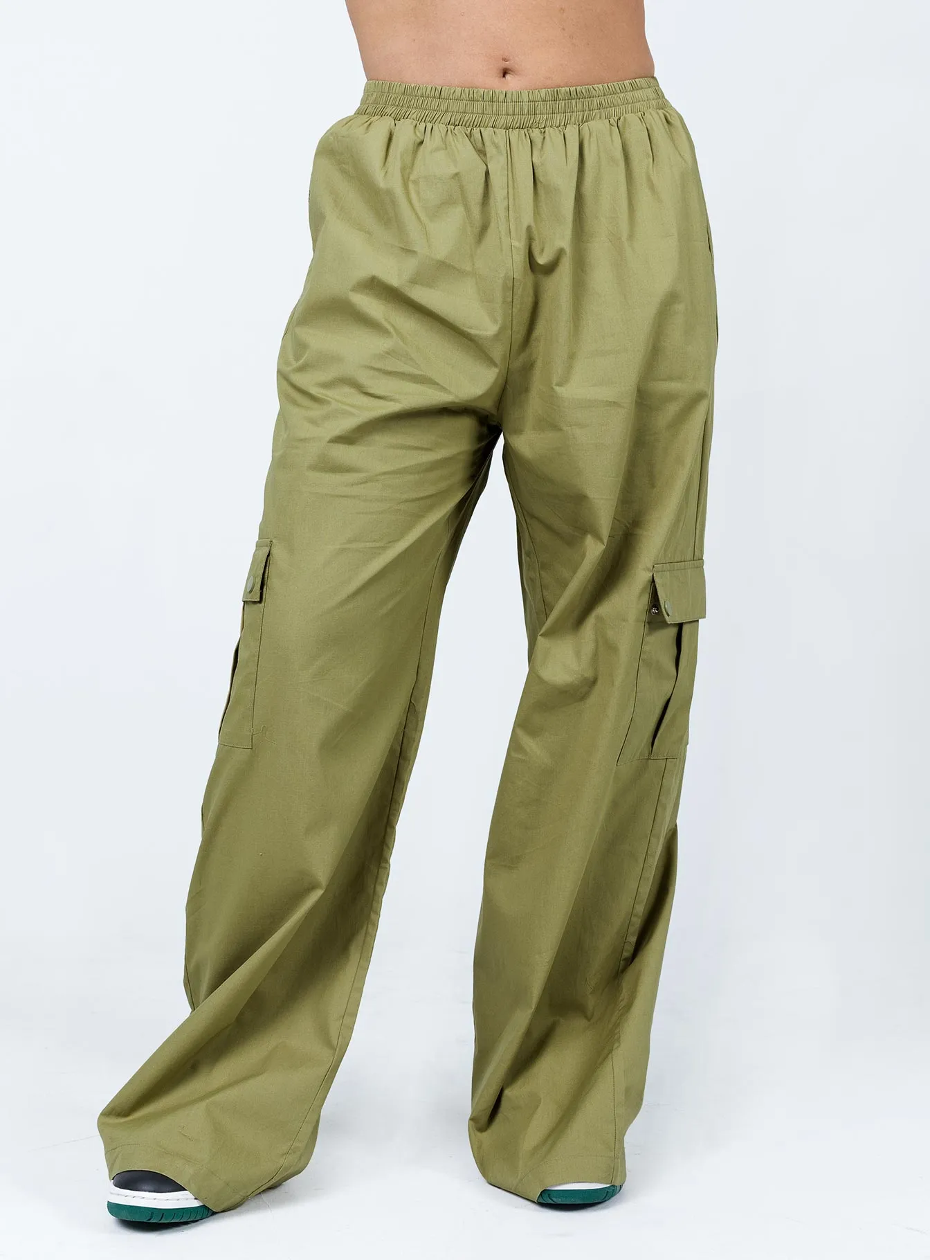 Lista Elastic Pocket Pants Green Seasonal Wear