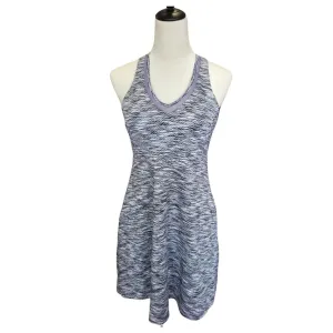 Flower Grace Chic and Stylish MPG Gray and Purple Racerback Athletic Dress Size M MSP$50