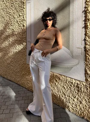Brunie Pants White EcoFriendlyDye
