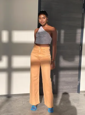Slim Look Fit Carter Denim Jeans Orange