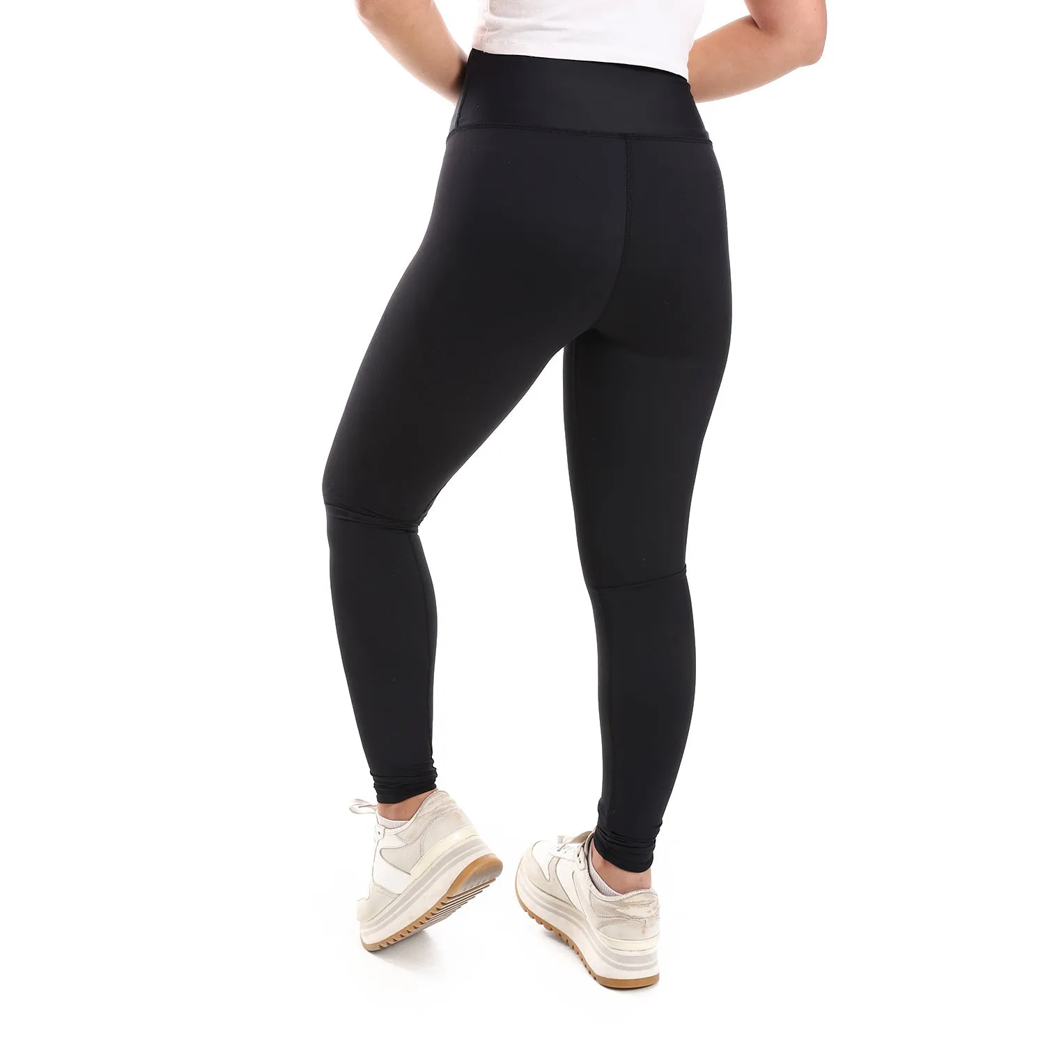 Pure Fit Match Fit Plain Sportive stretch leggings-Black