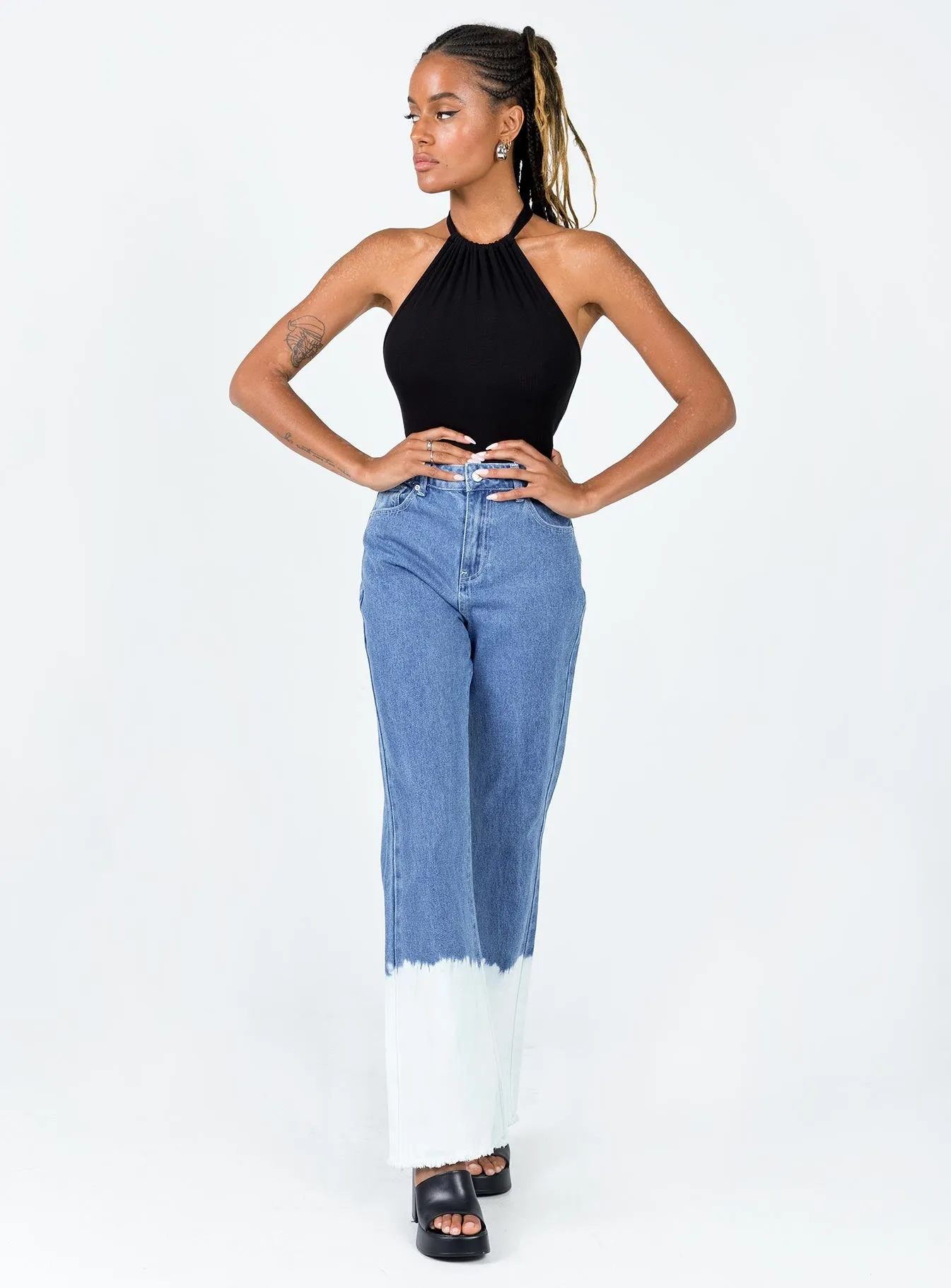 Outdoor activities Functional Fit Myrtle Mid Slouch Denim Jeans