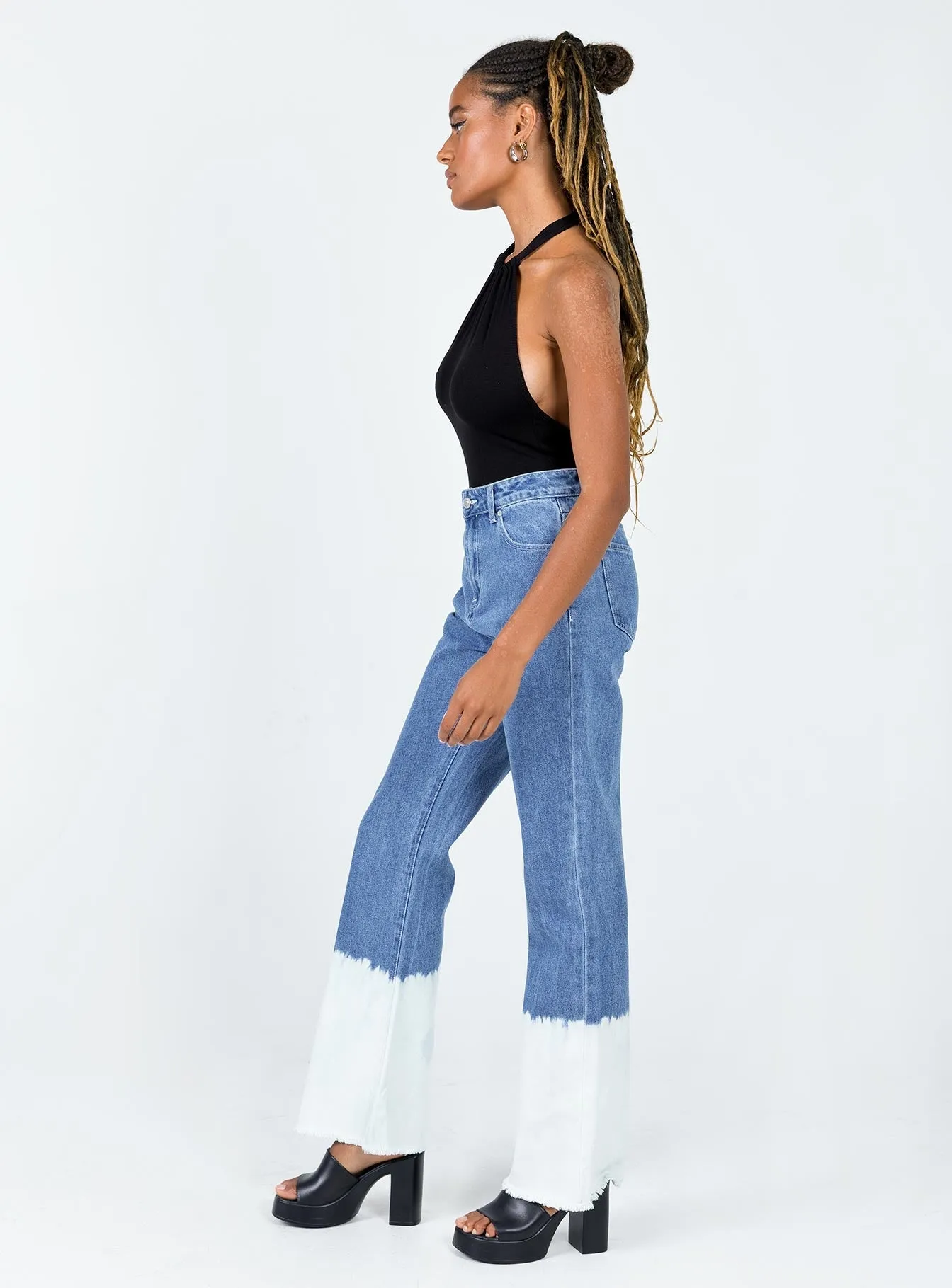 Breathable wear Dynamic Motion Myrtle Mid Slouch Denim Jeans