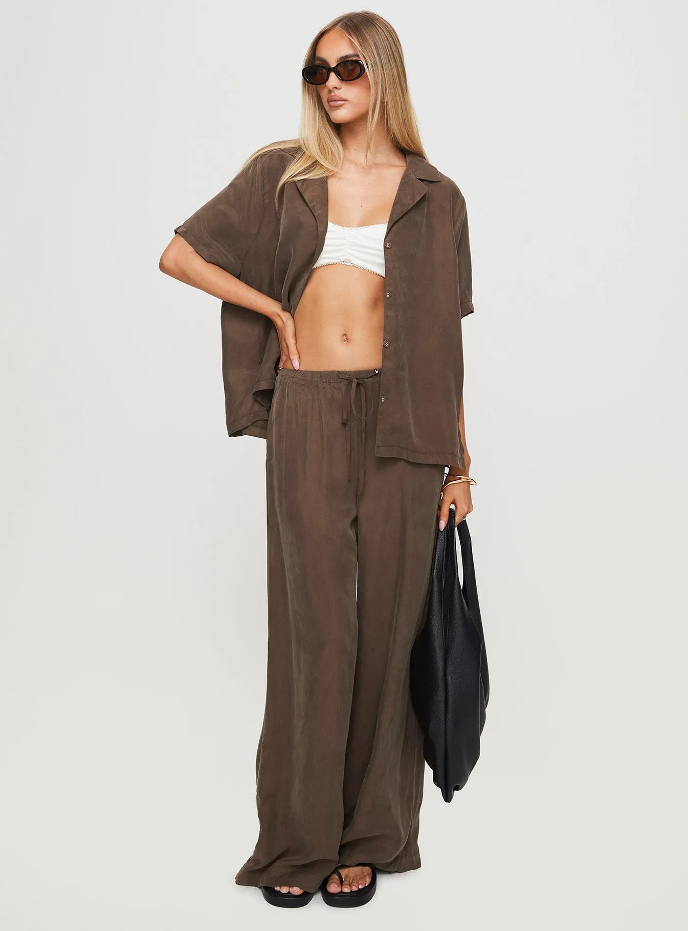 work mode Comfort Wear Mahlab Pants Chocoloate