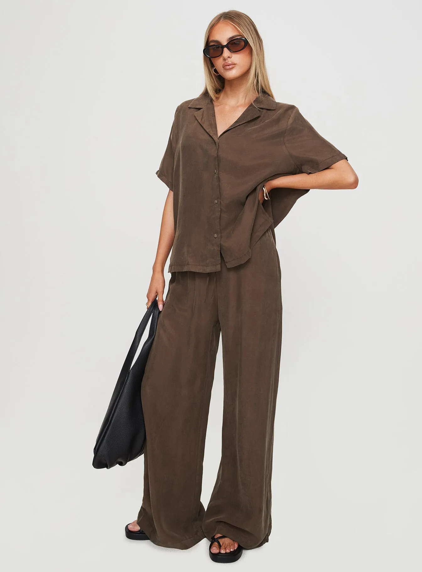 Mahlab Pants Chocoloate Functional Fashion