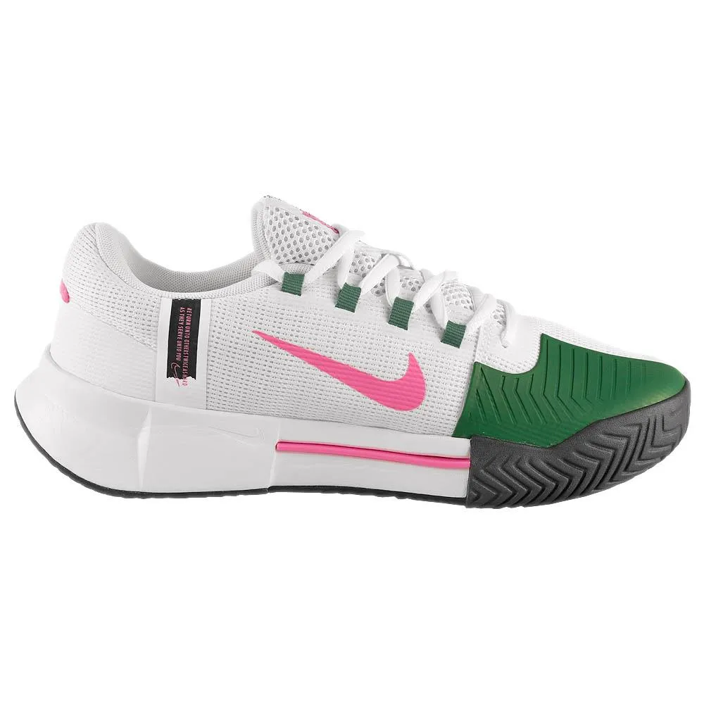 Tread Sole Impact Dispersing Cushion Nike Women's Air Zoom GP Challenge 1 - White/Bicoastal