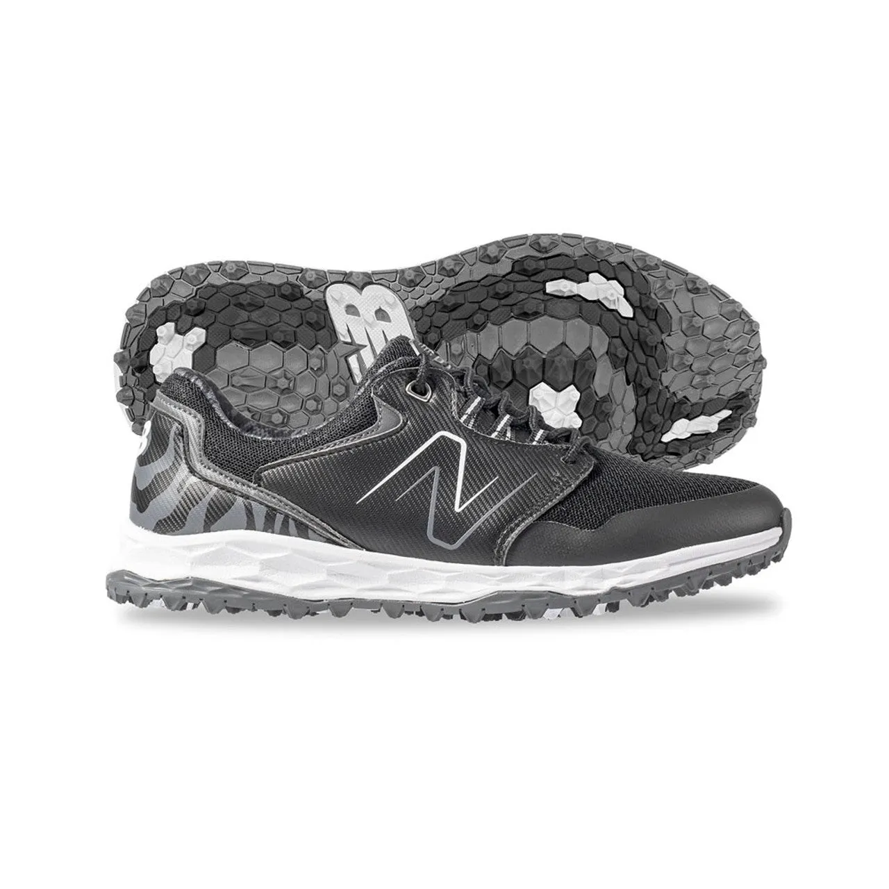 New Balance Womens Fresh Foam Links SL V2 Golf Shoe - BLACK Performance Ready