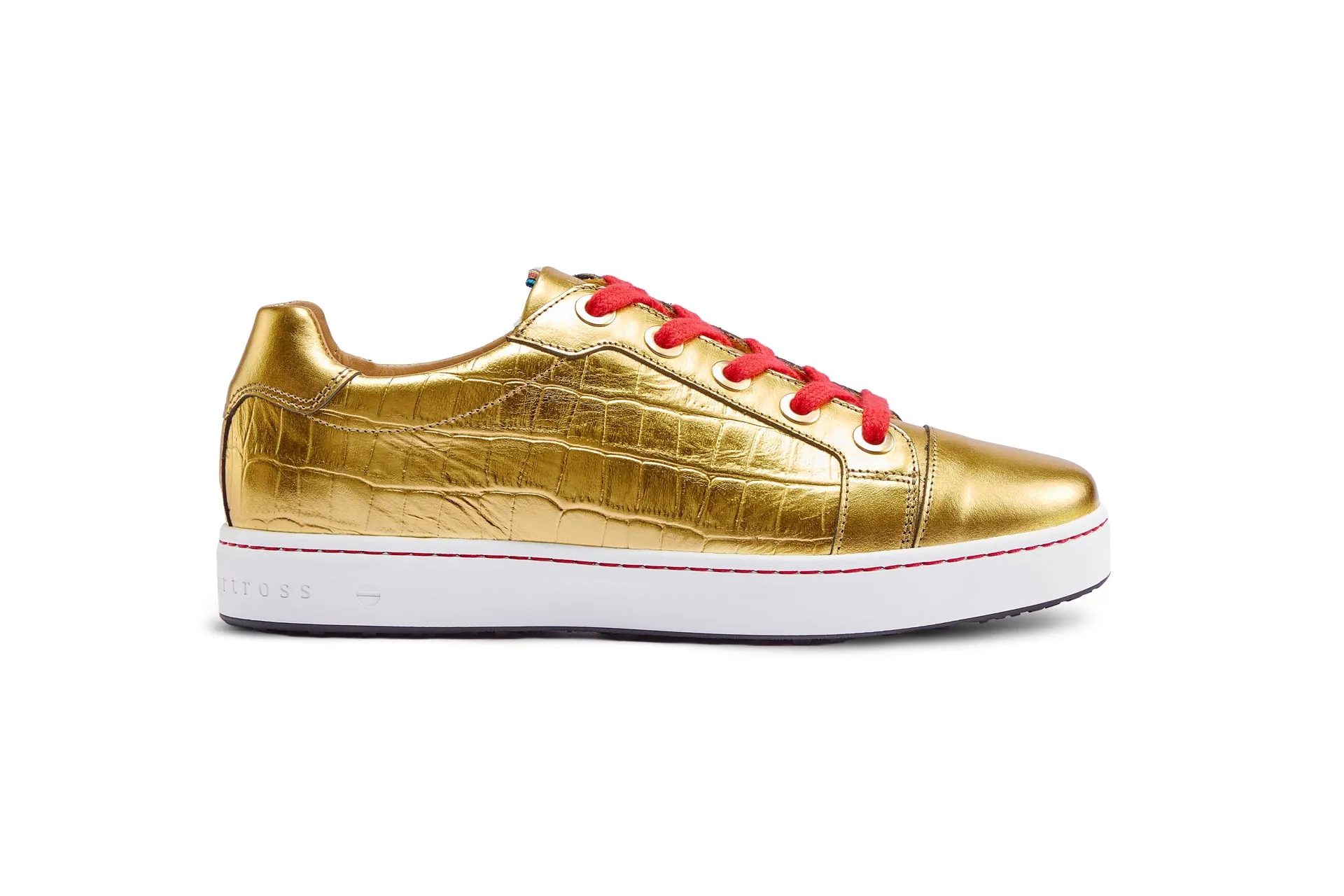 Quick Transition Breathable Structure Buckingham | Gold Croc