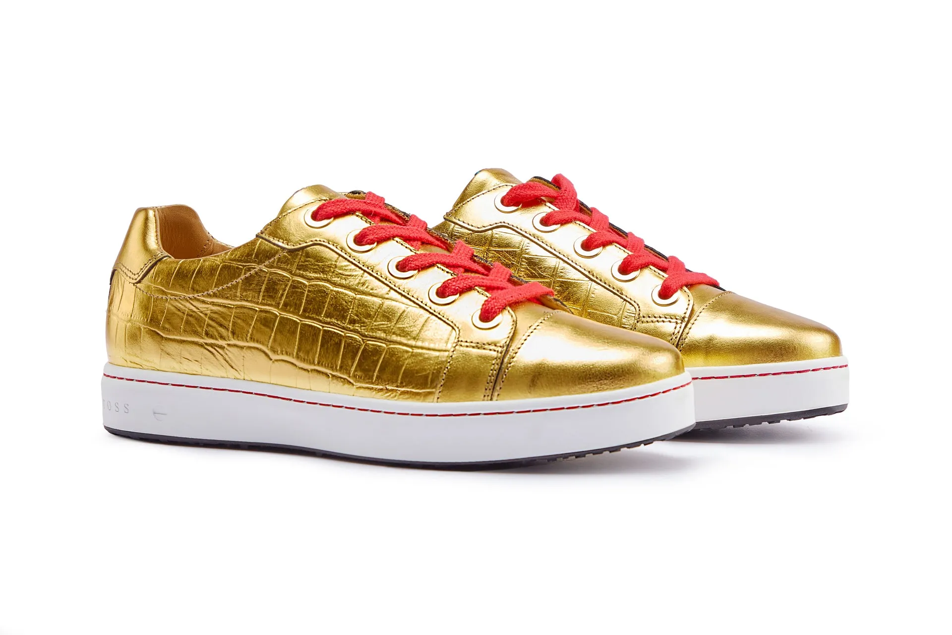 Heel lock Buckingham | Gold Croc