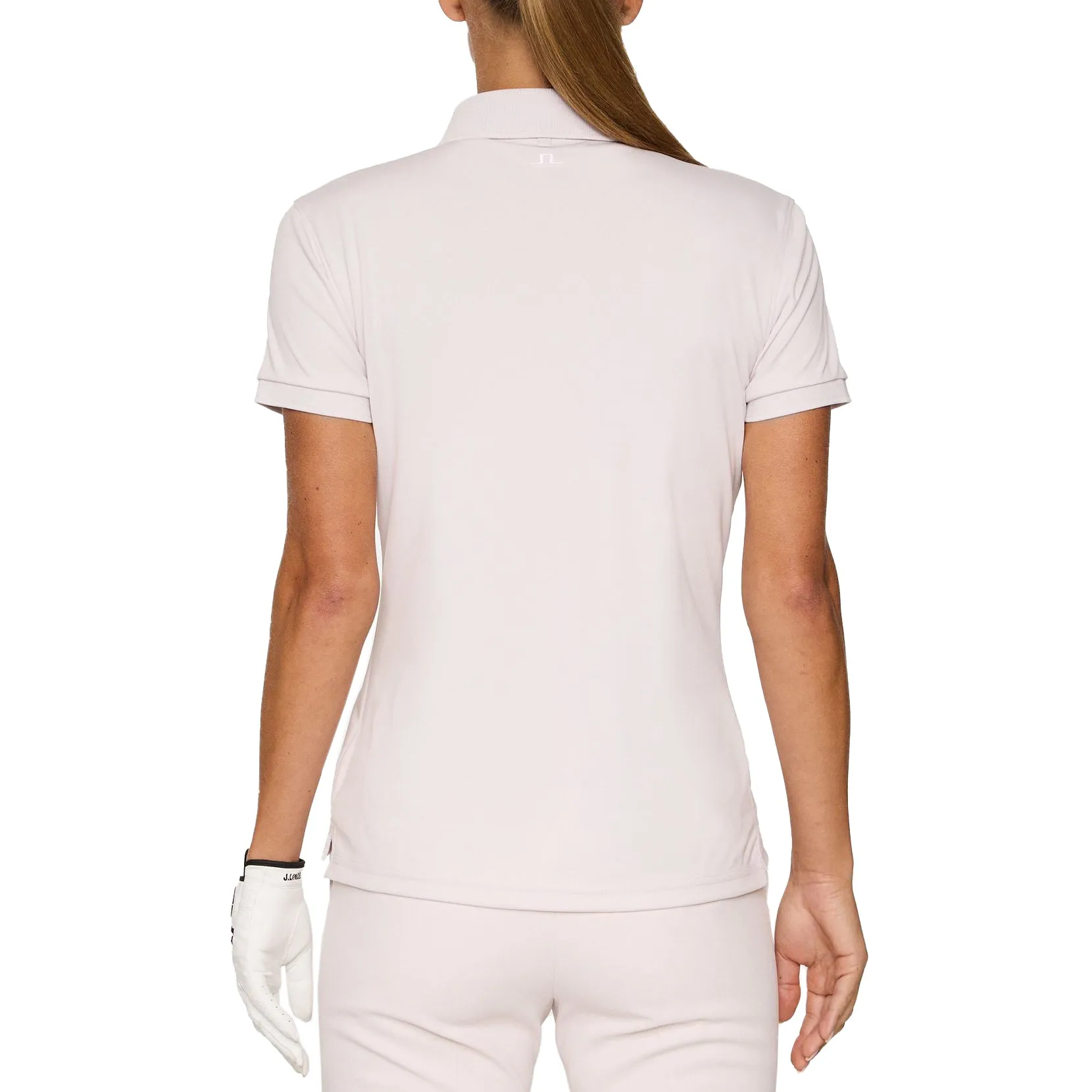 Durable Stitching J.Lindeberg Women's Tour Tech Golf Polo Shirt - Grey Lilac