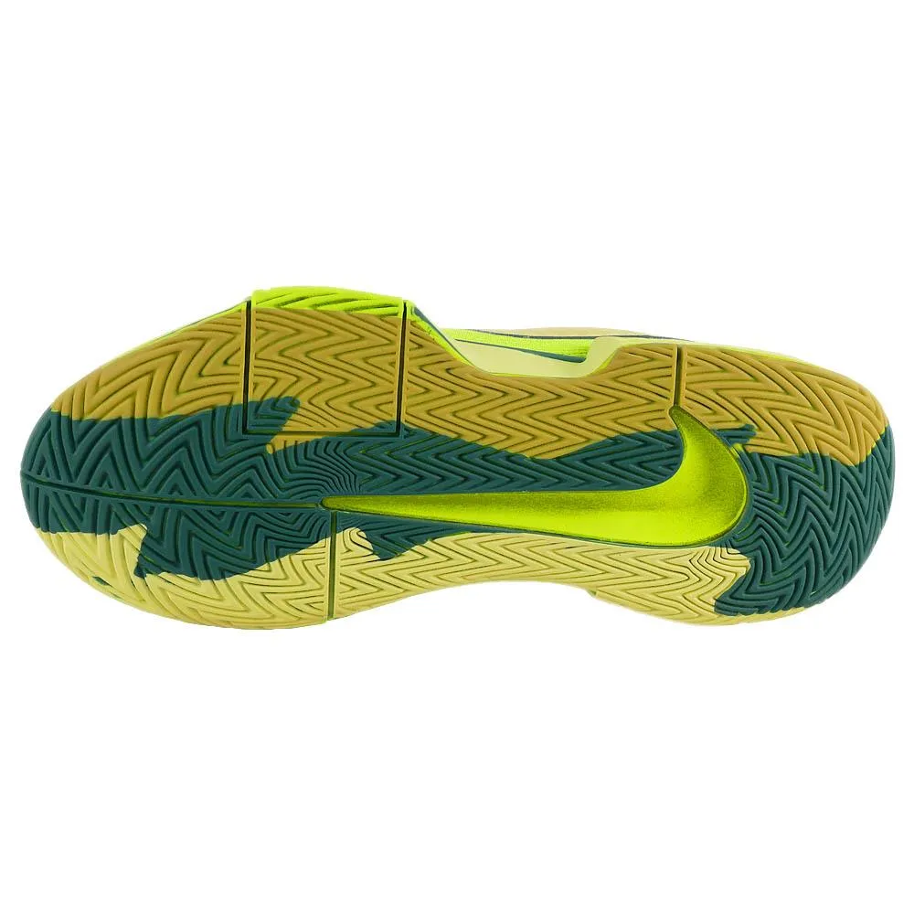 Soft Collar Padding Lace System Nike Women's Air Zoom GP Challenge Pro - Premium - Luminous Green/High Voltage