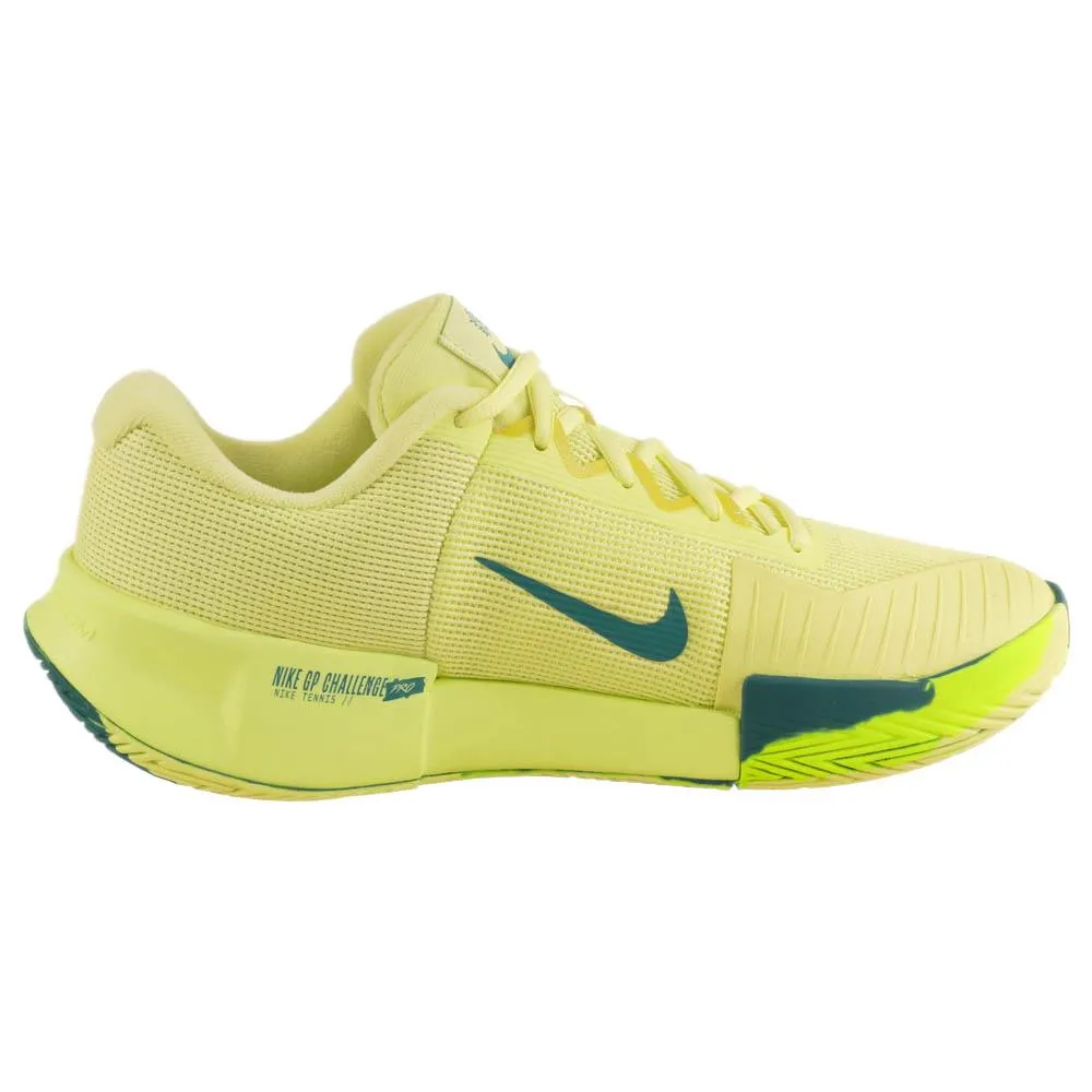 Dynamic Heel Support Nike Women's Air Zoom GP Challenge Pro - Premium - Luminous Green/High Voltage