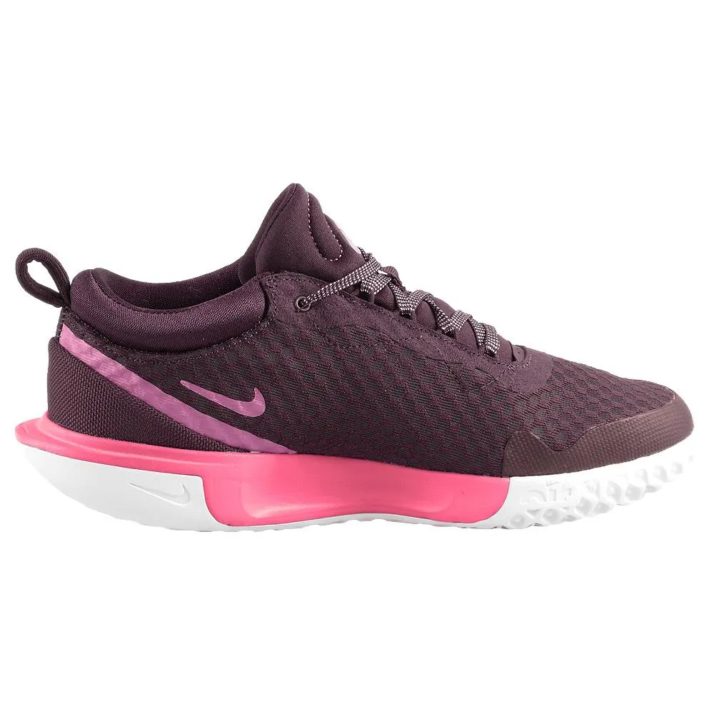 High Schoolers Vapor Diffusion Nike Women's Court Zoom Pro - Premium - Burgundy Crush/Pinksicle