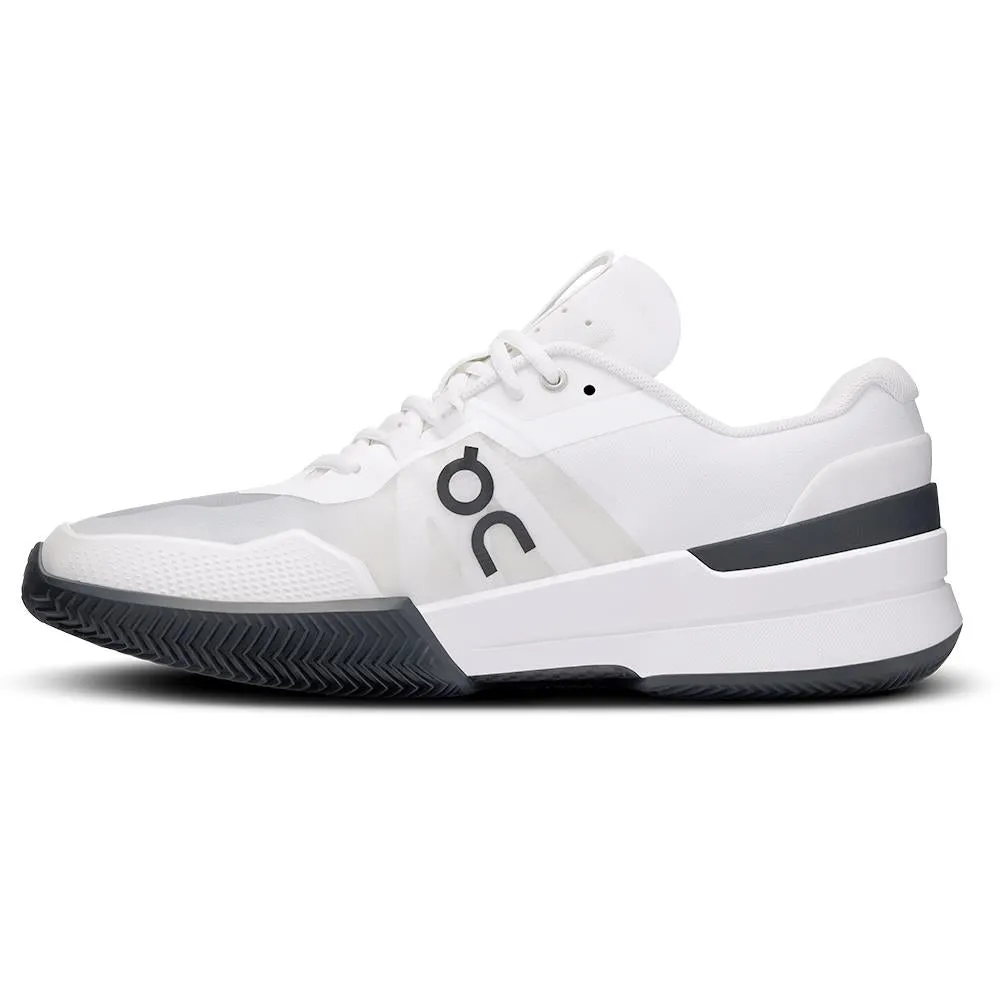 On Women's THE ROGER Pro 2 Clay - White/Black Quick drying material Outsole Grip
