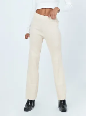 Jayla Pants Beige Low Bulk Anti Bacterial Treatment