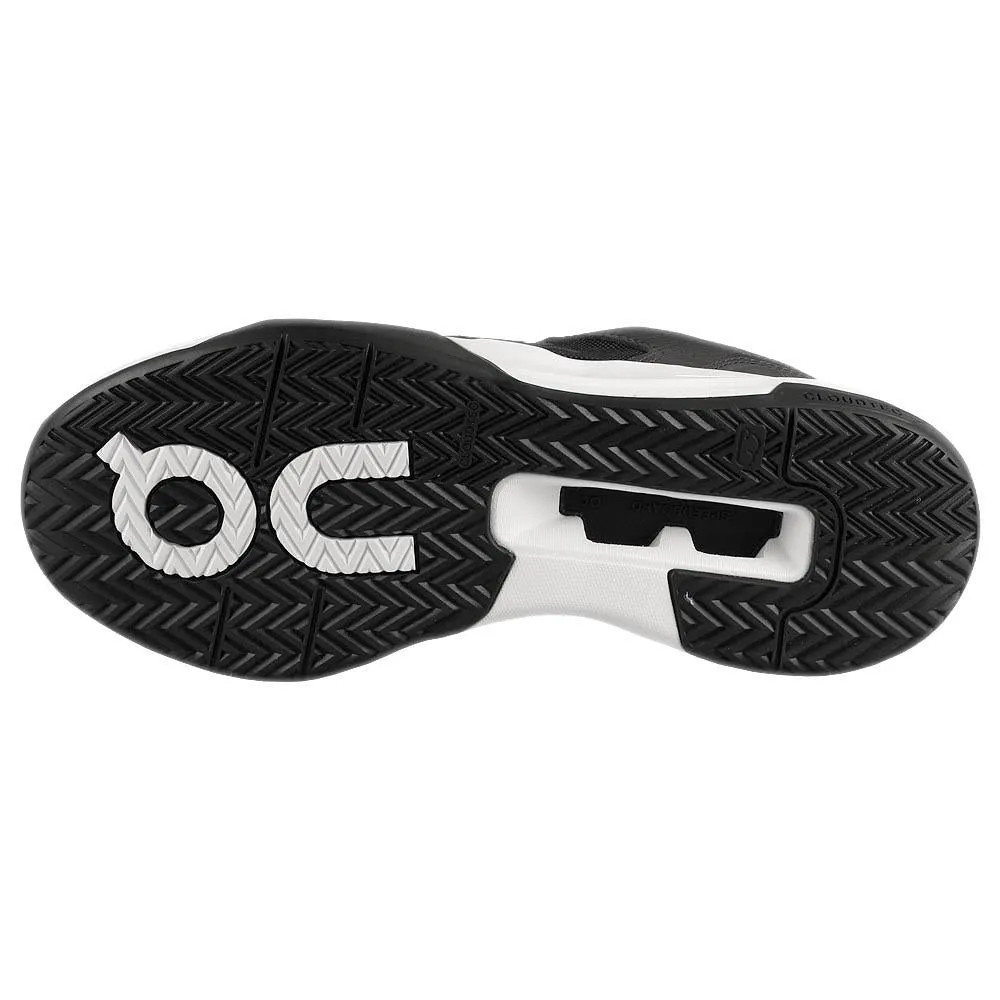 On Women's THE ROGER Clubhouse Pro - Black/White Aramid Fiber Strengthening Odor Control Technology