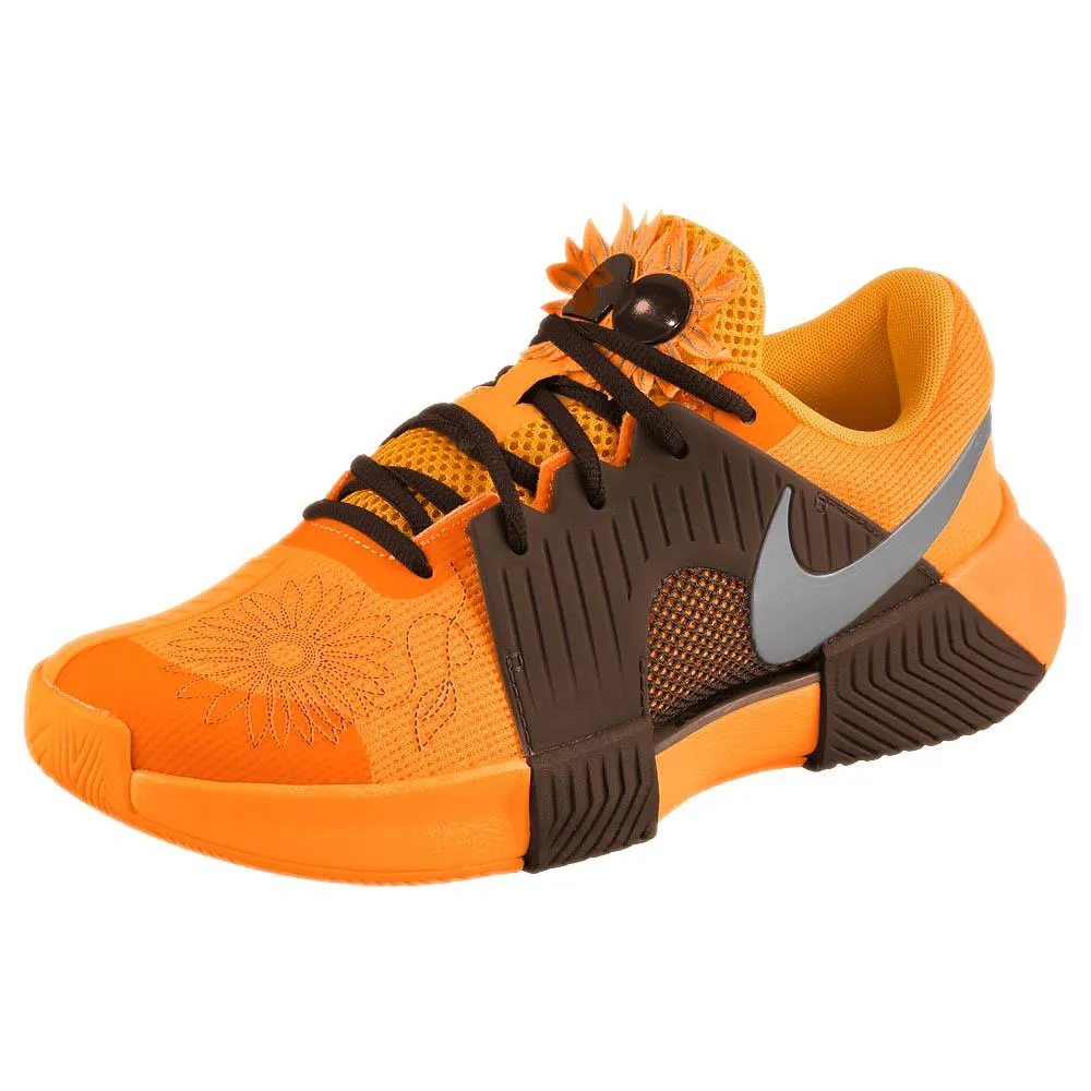 Lace Up Dynamic Flex Grooves Nike Women's Air Zoom GP Challenge 1 - Osaka - Sundial/Baroque Brown