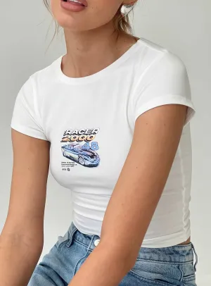 Gym workout Outdoor Outfit Style Getaway Baby Tee White