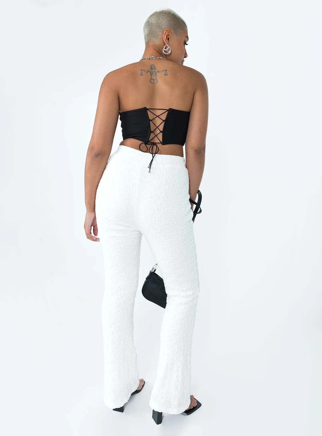 Walking On Air Pants White Soft Touch